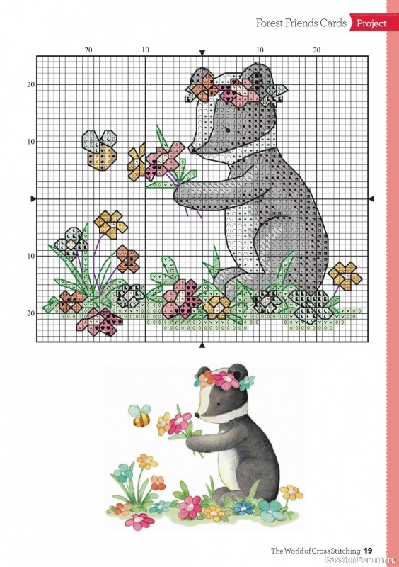 Коллекция вышивки в журнале «The World of Cross Stitching №374 2026»