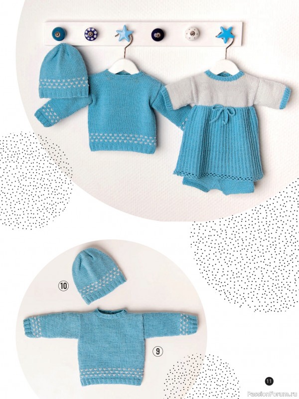 Вязаные модели для детей в журнале «Baby Maschenmode Sonderheft BM 011 2025»