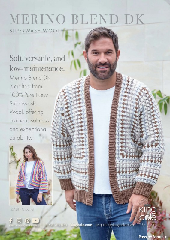 Вязаные проекты крючком в журнале &laquo;Inside Crochet №187 2026&raquo;