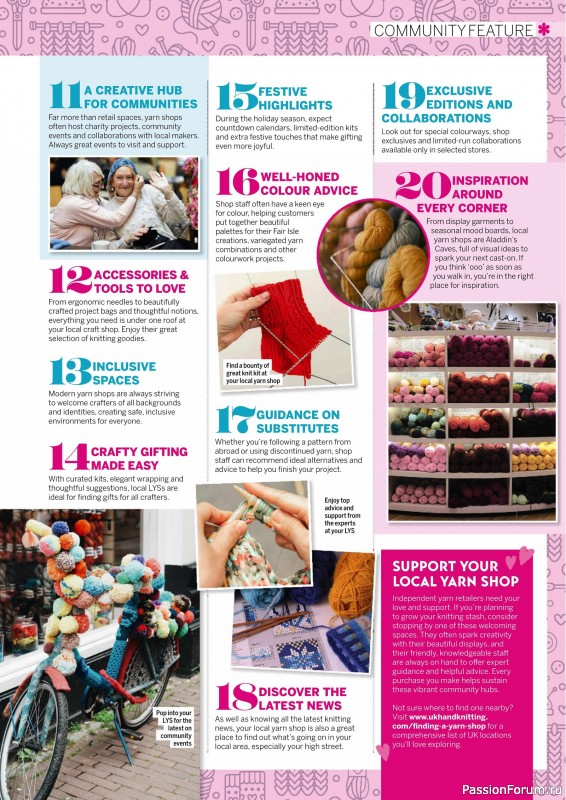 Вязаные проекты крючком в журнале «Simply Knitting №267 2025»