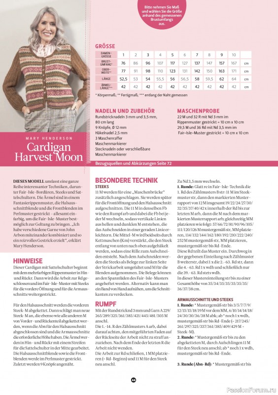 Вязаные проекты спицами в журнале &laquo;The Knitter №80 2026 Germany&raquo;