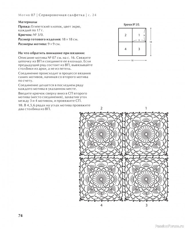 Вязаные проекты в книге &laquo;Ажурное вязание крючком с Казе Кобо&raquo;