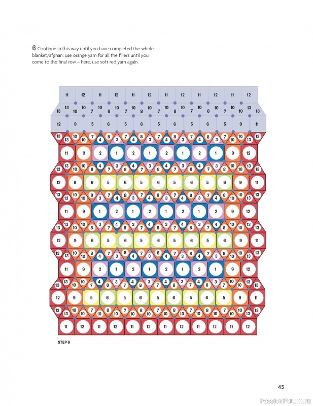 Вязаные проекты в книге «Block-by-Block Blankets and Afghans».