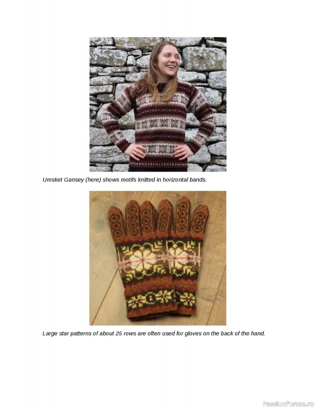 Вязаные проекты в книге «Fair Isle Knitting Tradition».
