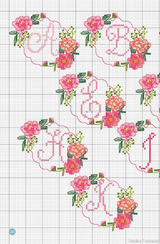 Коллекция проектов для рукодельниц в журнале &laquo;A Punto Croce Fiori - Marzo 2026&raquo;