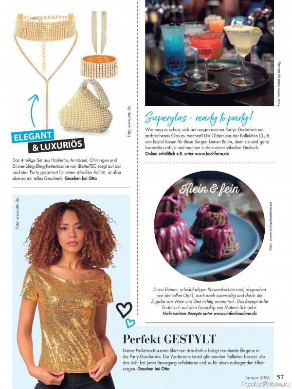 Коллекция проектов для рукодельниц в журнале «Anna Germany №1 2026»