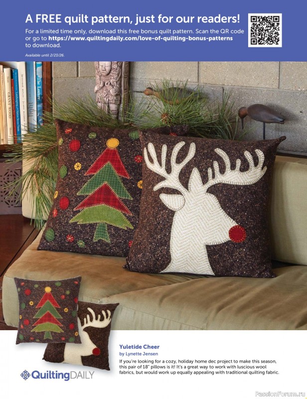 Коллекция проектов для рукодельниц в журнале «Fons & Porter's Love of Quilting - Winter 2026»