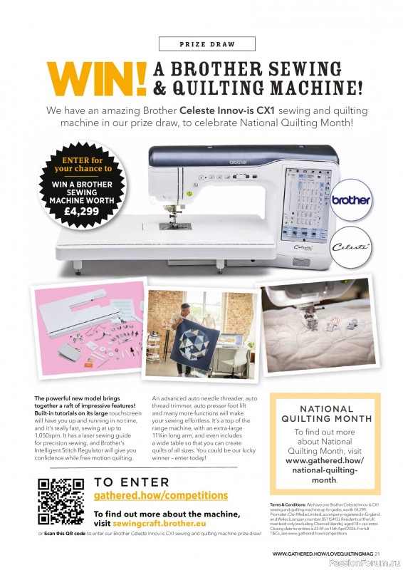 Коллекция проектов для рукодельниц в журнале &laquo;Love Patchwork & Quilting №161 2026&raquo;