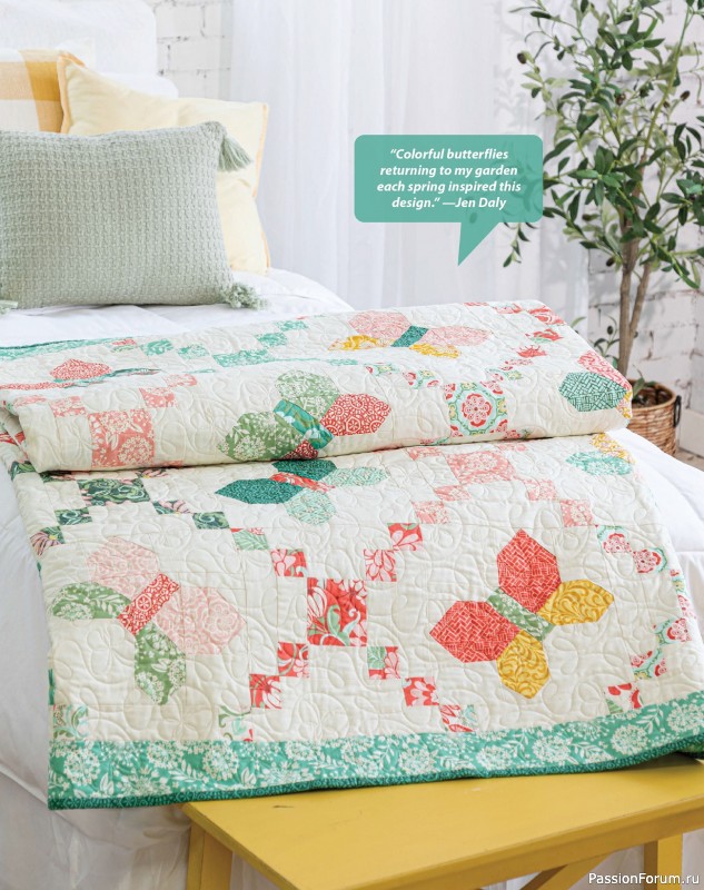 Коллекция проектов для рукодельниц в журнале «Quilter's World Special Edition - Late Spring 2025»