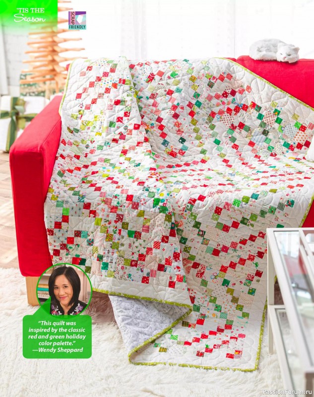 Коллекция проектов для рукодельниц в журнале «Quilter's World - Winter 2025»