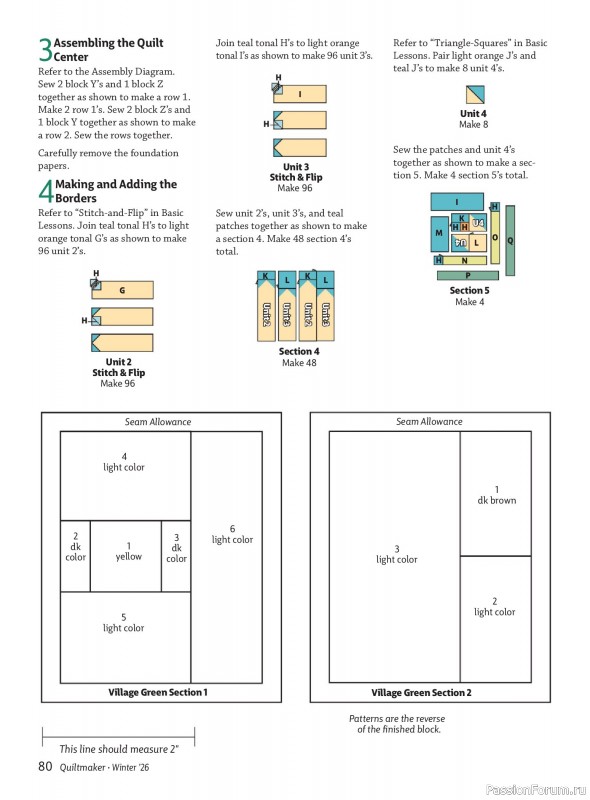 Коллекция проектов для рукодельниц в журнале «Quiltmaker - Winter 2026»