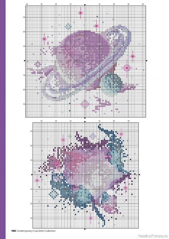 Коллекция вышивки в журнале «Contemporary Cross Stitch Collection 2022»
