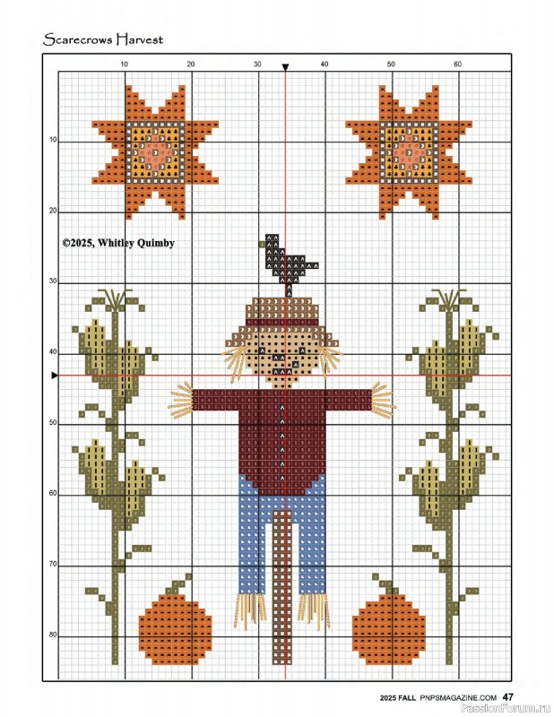 Коллекция вышивки в журнале «Punch Needle & Primitive Stitcher – Fall 2025»