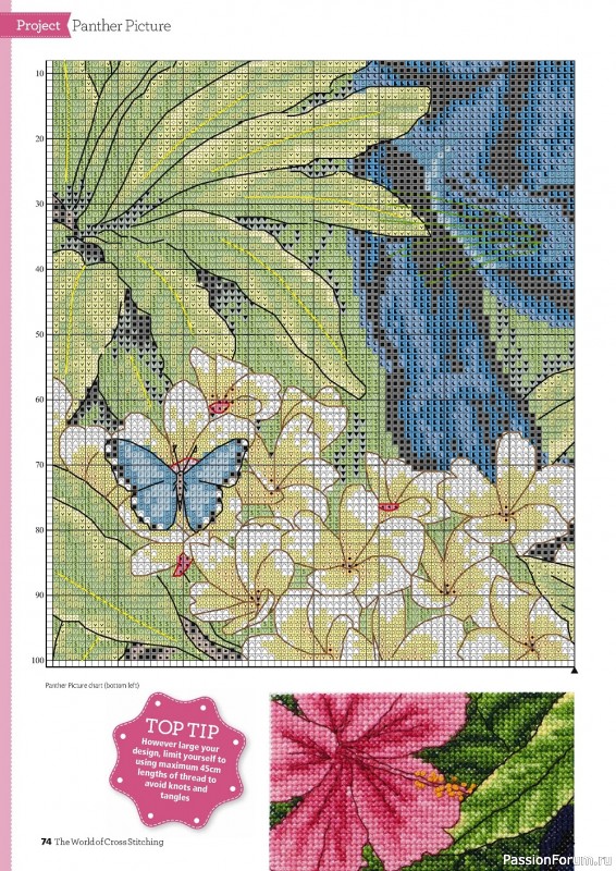 Коллекция вышивки в журнале «The World of Cross Stitching №321 2022»