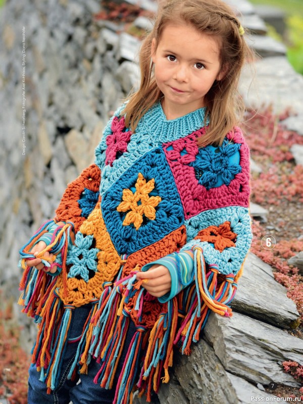 Вязаные модели для детей в журнале «Kinder Maschenmode №4 2025»