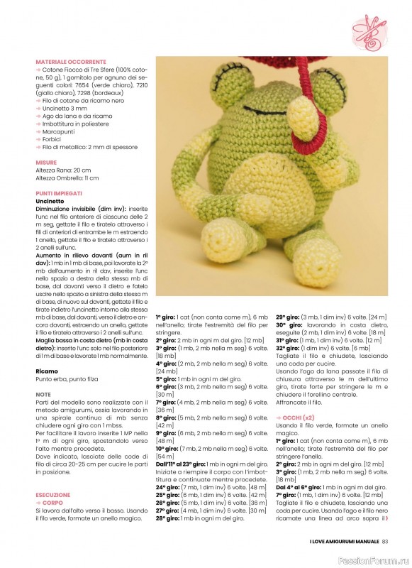 Вязаные проекты крючком в журнале « I Love Amigurumi Manuale №5 2025»