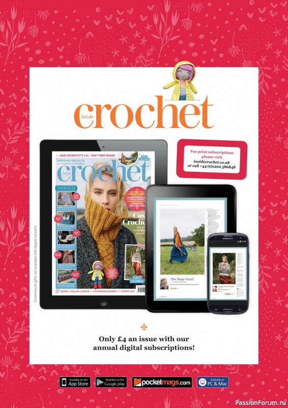 Вязаные проекты крючком в журнале &laquo;Inside Crochet №187 2026&raquo;
