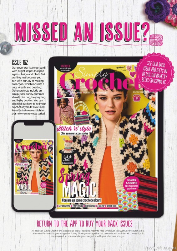 Вязаные проекты крючком в журнале «Simply Crochet №163 2025»