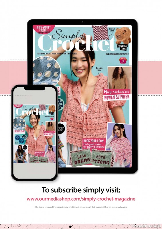 Вязаные проекты крючком в журнале «Simply Crochet №178 2026»