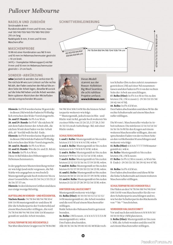 Вязаные проекты спицами в журнале &laquo;The Knitter №80 2026 Germany&raquo;