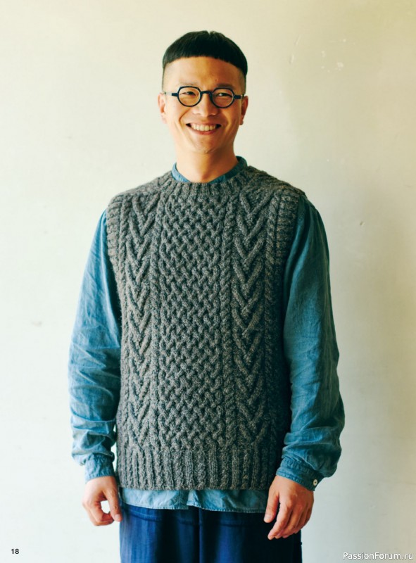 Вязаные проекты в книге «Aran knits for a lifetime»