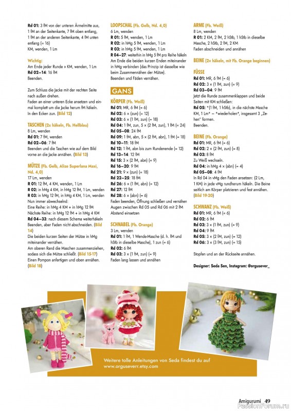 Вязаные проекты в журнале «Hakeln Best of Amigurumi №24 2025»