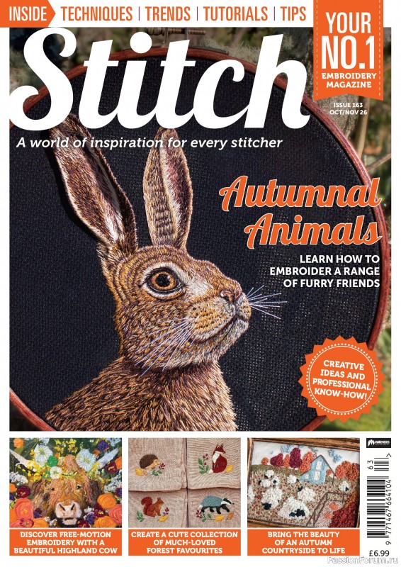 Коллекция проектов для рукодельниц в журнале &laquo;Stitch Magazine №163 2026&raquo;
