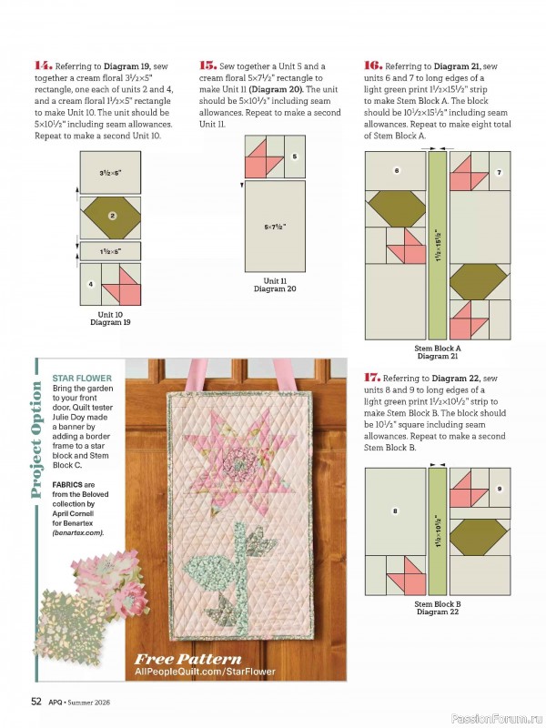 Коллекция проектов для рукодельниц в журнале &laquo;American Patchwork & Quilting №200 2026&raquo;