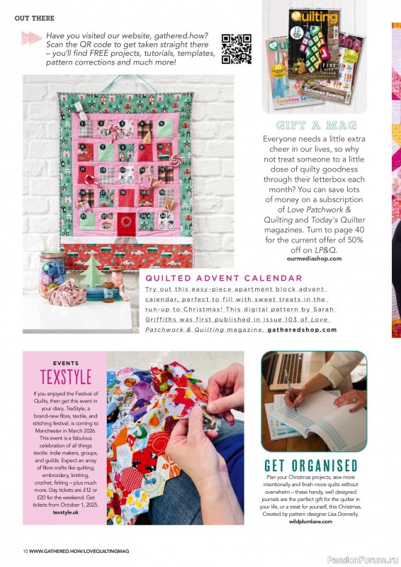 Коллекция проектов для рукодельниц в журнале «Love Patchwork & Quilting №155 2025»