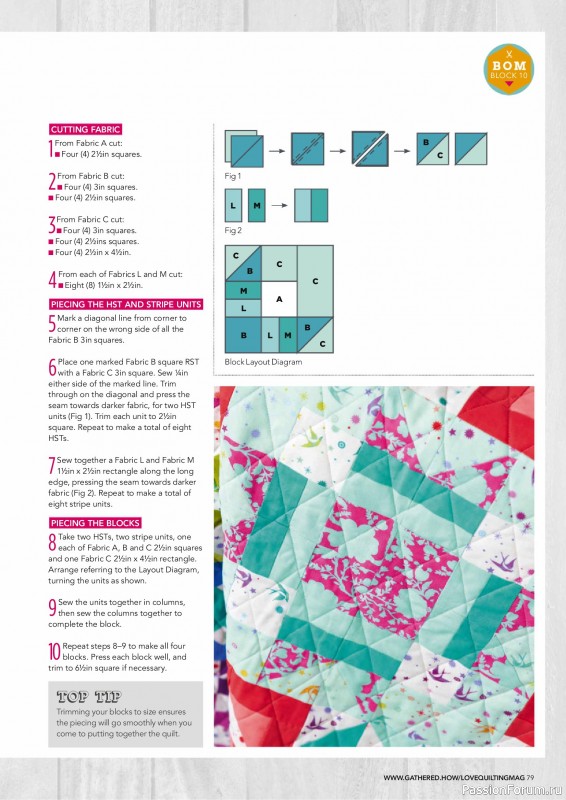 Коллекция проектов для рукодельниц в журнале «Love Patchwork & Quilting №156 2025»