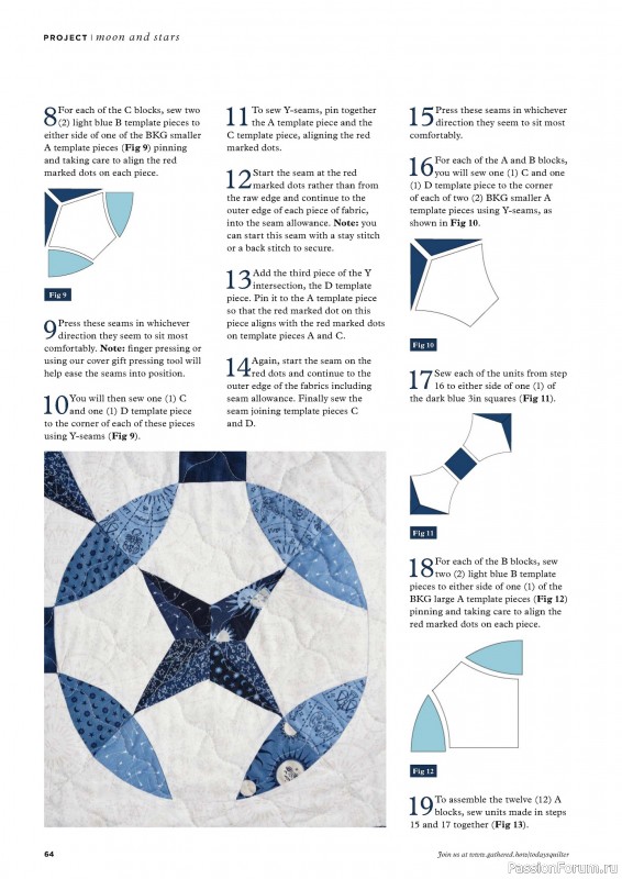 Коллекция проектов для рукодельниц в журнале «Todays Quilter №122 2024»