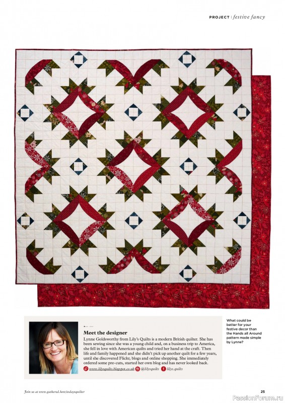 Коллекция проектов для рукодельниц в журнале «Todays Quilter №133 2025»