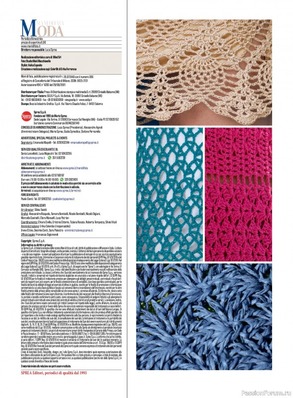 Коллекция проектов в журнале &laquo;Mani di Fata Moda - Maggio-Giiugno 2026&raquo;