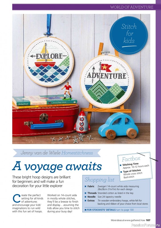 Коллекция вышивки в журнале «Ultimate CrossStitch Collection - Contemporary 2026»