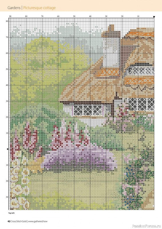 Коллекция вышивки в журнале «Cross Stitch Gold - Floral Collection 2023»