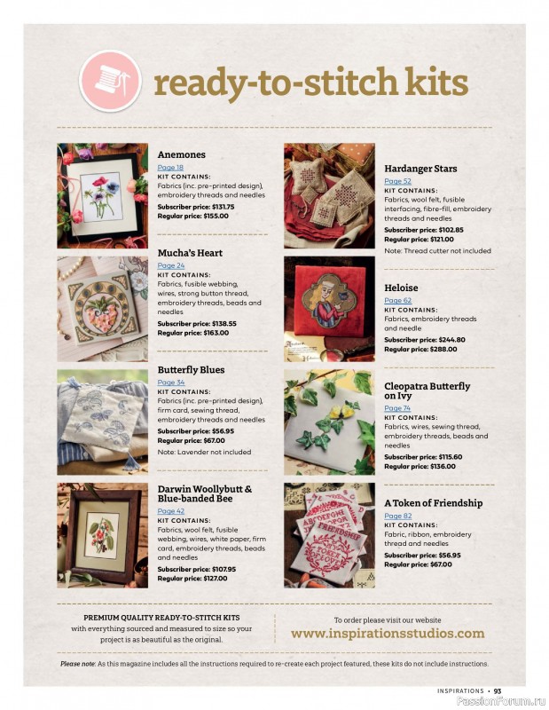 Коллекция вышивки в журнале &laquo;Inspirations №130 2026&raquo;