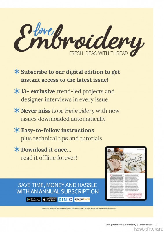 Коллекция вышивки в журнале «Love Embroidery №72 2025»