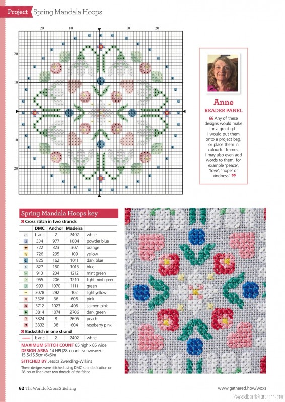 Коллекция вышивки в журнале &laquo;The World of Cross Stitching №369 2026&raquo;