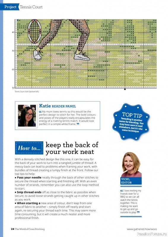 Коллекция вышивки в журнале &laquo;The World of Cross Stitching №372 2026&raquo;