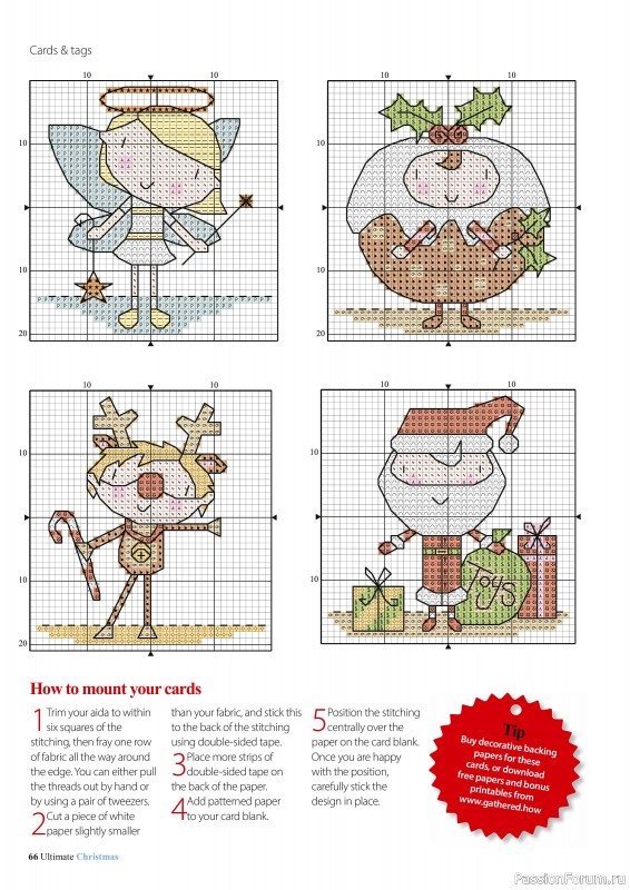 Коллекция вышивки в журнале «Ultimate CrossStitch - Christmas 2025»