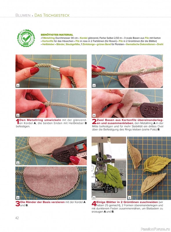 Коллекция проектов для рукодельниц в журнале «I Love Nahen - Februar/Marz 2026»