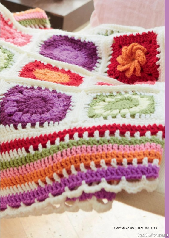 Вязаные проекты крючком в журнале «Create Your Own Crochet Blankets - 2023»