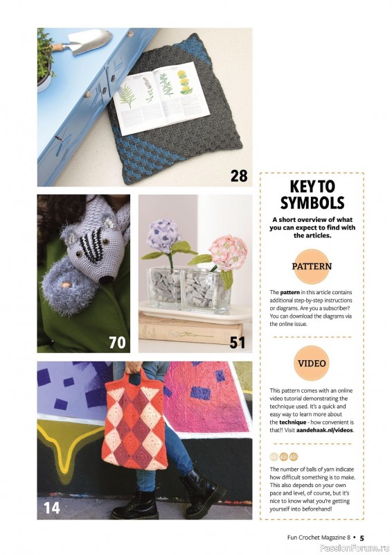 Вязаные проекты крючком в журнале «Fun Crochet Magazine №8 2022»