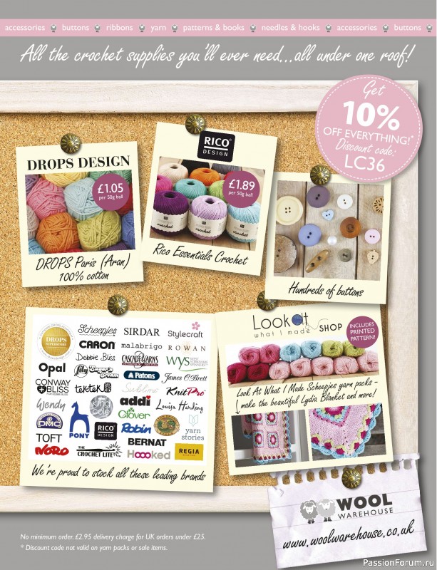 Вязаные проекты крючком в журнале «Love Crochet №36 2026»