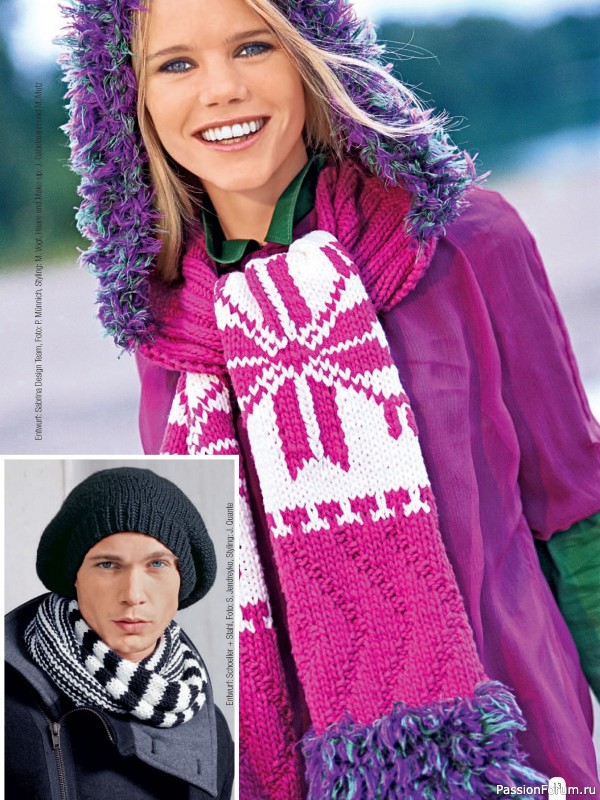 Вязаные проекты спицами в журнале «Hundert Seiten voller Ideen №4 2025»