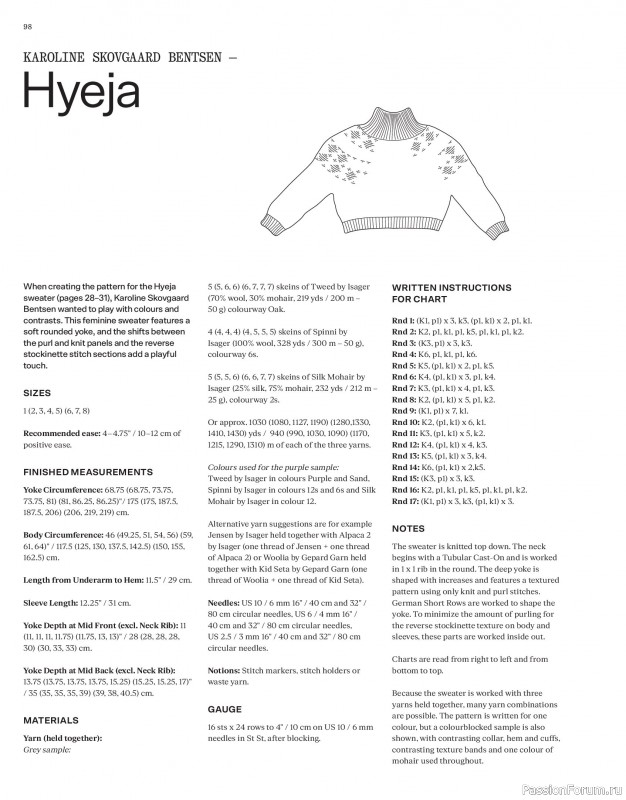 Вязаные проекты в журнале «Laine Magazine №22 2024 Autumn». Продолжение