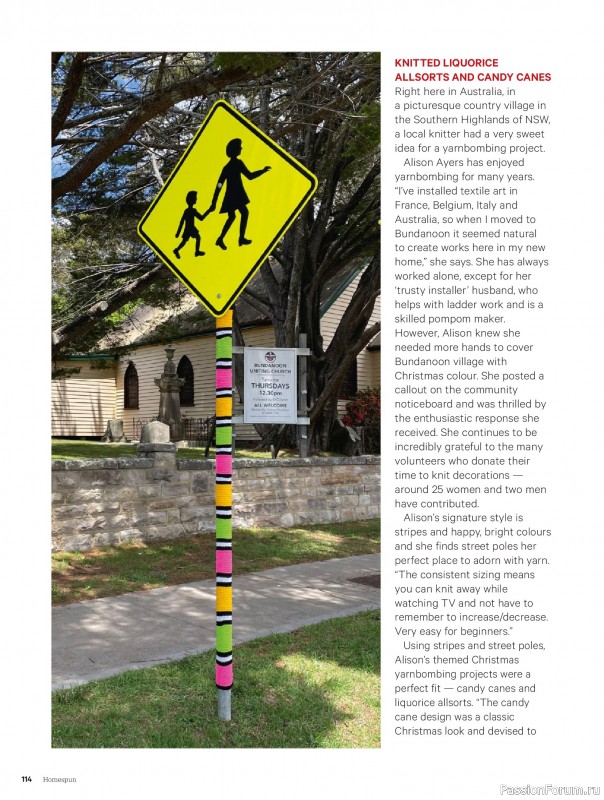 Коллекция проектов для рукодельниц в журнале «Australian Homespun №228 2025»