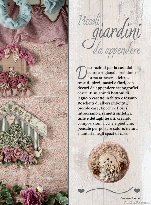 Коллекция проектов для рукодельниц в журнале &laquo;Creare Con Elisa №13 2026&raquo;