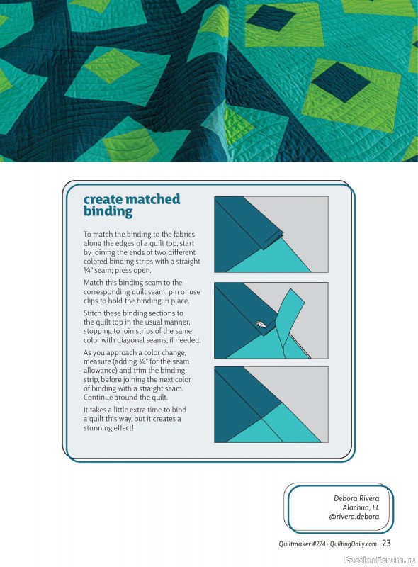 Коллекция проектов для рукодельниц в журнале «Quiltmaker №224 2026»