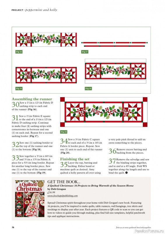 Коллекция проектов для рукодельниц в журнале «Todays Quilter №133 2025»